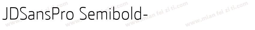JDSansPro Semibold字体转换
